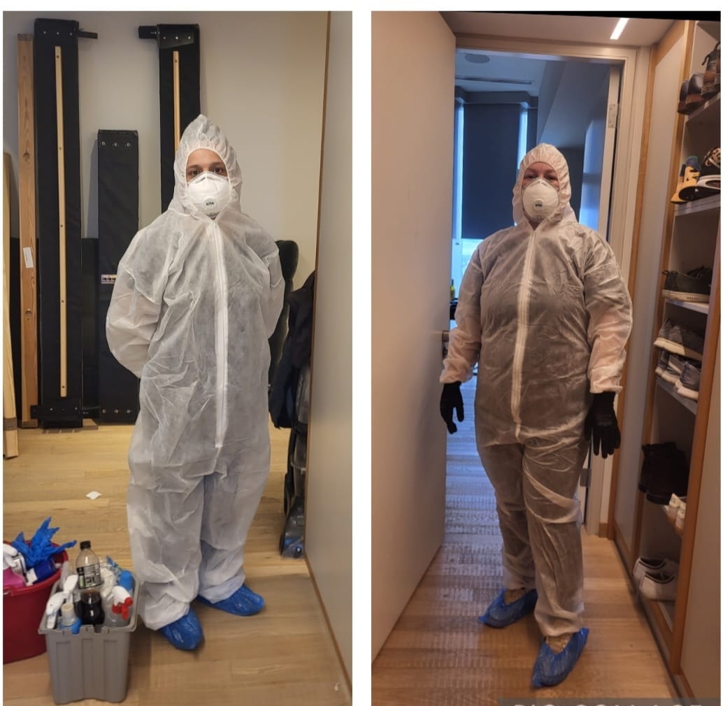 Biohazard cleaning service